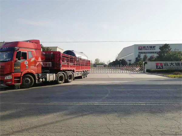 河南項城市4.2MW（6噸）燃氣熱水鍋爐發(fā)貨