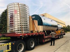 4噸、8噸燃氣蒸汽鍋爐發(fā)往廣州市、蘭州市