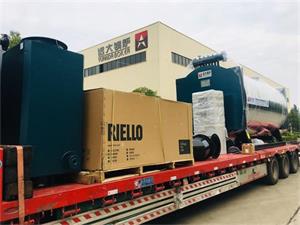 YY(Q)W型4噸燃氣導熱油鍋爐發(fā)往河南洛陽